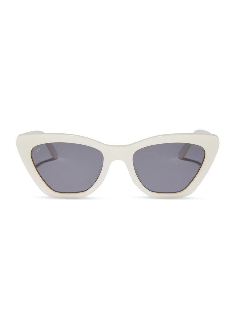 Diff Eyewear Cream Cat-Eye Sunglasses | Camilla Opaline Grey Sunglasses